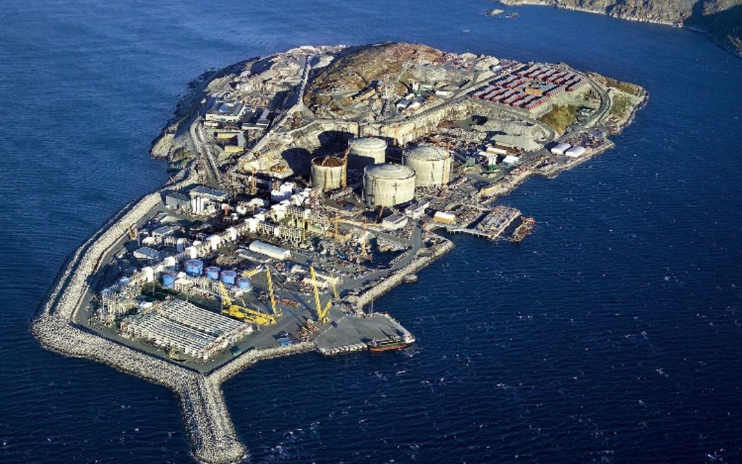 Natural gas field, Norway